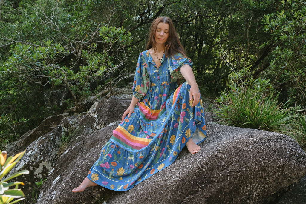 Frida Maxi Dress - Nymphs - Lazuli